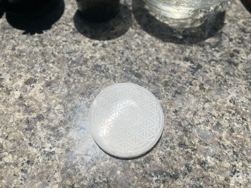 Selenite Thick Etched Display / Charging Plates / Bases FB1553