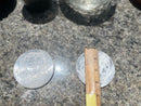 Selenite Etched Round Charging Plates / Bases for crystal grids and display FB1488
