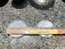 Selenite Etched Round Charging Plates / Bases for crystal grids and display FB1488