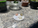Selenite Etched Round Charging Plates / Bases for crystal grids and display FB1488
