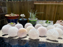 Selenite Etched Round Charging Plates / Bases for crystal grids and display FB1488