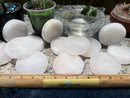 Selenite Etched Round Charging Plates / Bases for crystal grids and display FB1488