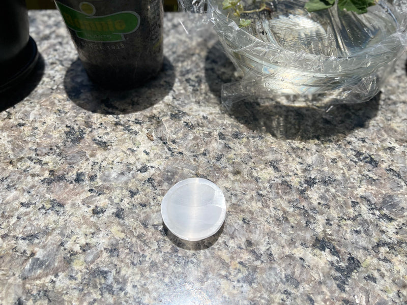 Selenite Round Bowls from Morocco, strong vibration, Angelic Realm FB3143