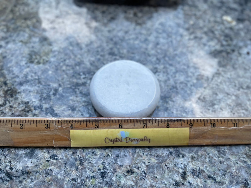 Selenite Etched Round Charging Plates / Bases for crystal grids and display FB1488