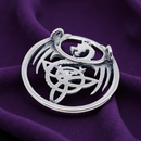Viking Celtic Knot Dragon Titanium Stainless Steel Pendant FB1710 🐉