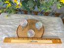 Angel Aura Quartz Textured Moon Surface Iridescent Sphere FB2778 🌸