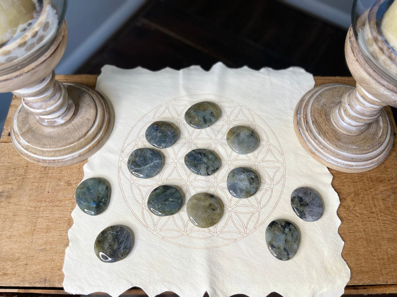 Labradorite Soothing Stones are the Stone of Magic, prophetic dreams, guidance FB2520