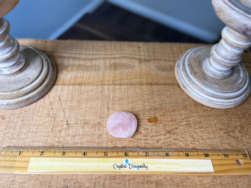 Rose Quartz Pocket (Soothing) Stone for comfort, calm, love & nurturing FB1779