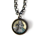 Alice "Drink Me" Glass Cabochon Double Sided Necklace FB2602 ๐ฆ
