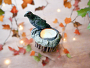 Raven Totem/Spirit Figurine with Tealight Holder FB1851 🐦⬛