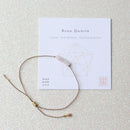 Twisted Silk Cord & Gemstone Bracelets, Reiki Charged FB3155 🌸