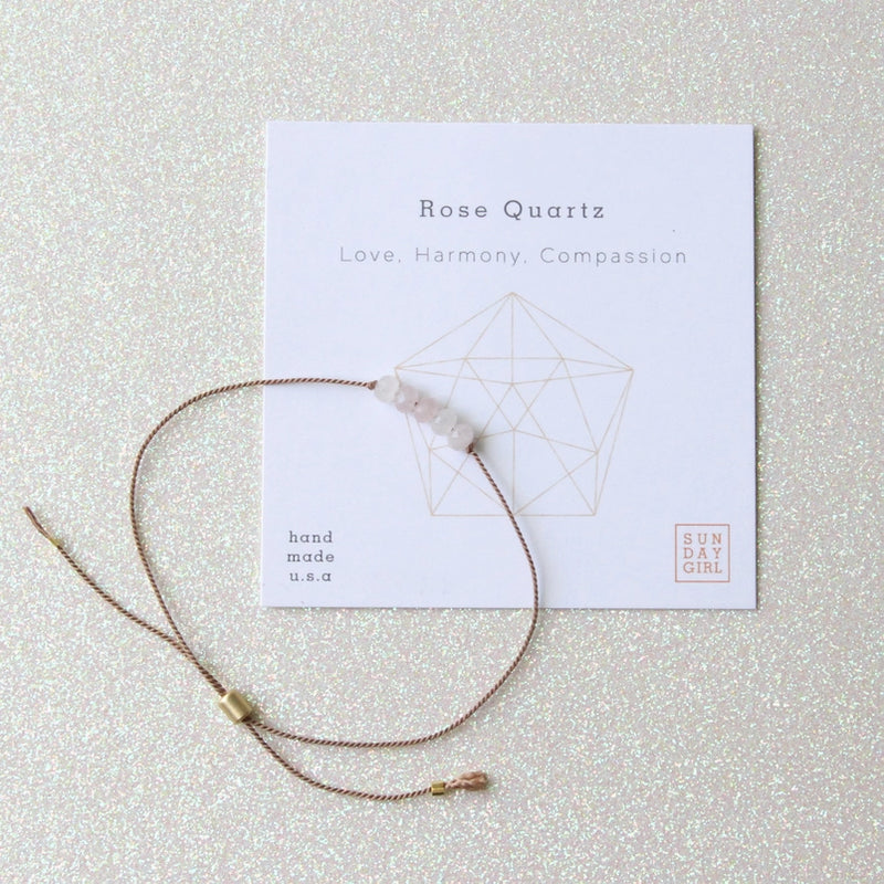 Twisted Silk Cord & Gemstone Bracelets, Reiki Charged FB3155 🌸
