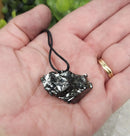 Shungite Elite / Noble Rough Pendant with Cord FB2514 🐦⬛