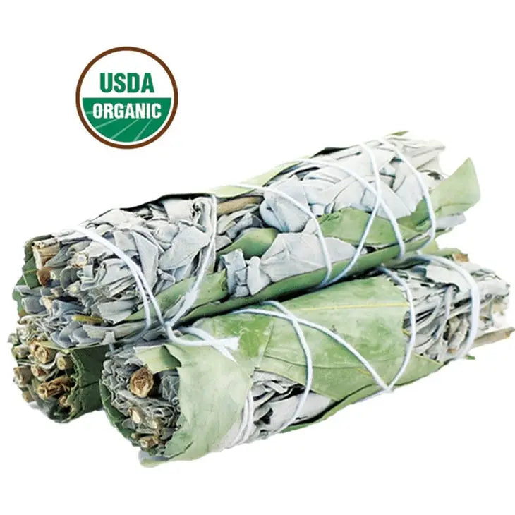 White Sage & Eucalyptus 4" Smudge Stick FB3302