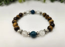 WEIGHT LOSS SUPPORT - Apatite, Clear Quartz, Tiger Eye Power Bracelet, 8mm FB2432 🌸