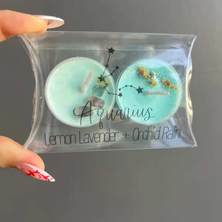 Zodiac Soy Tealight Candle Set of 2 FB2752 ♏️