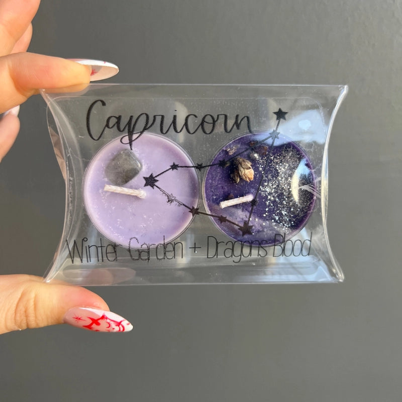 Zodiac Soy Tealight Candle Set of 2 FB2752 ♏️