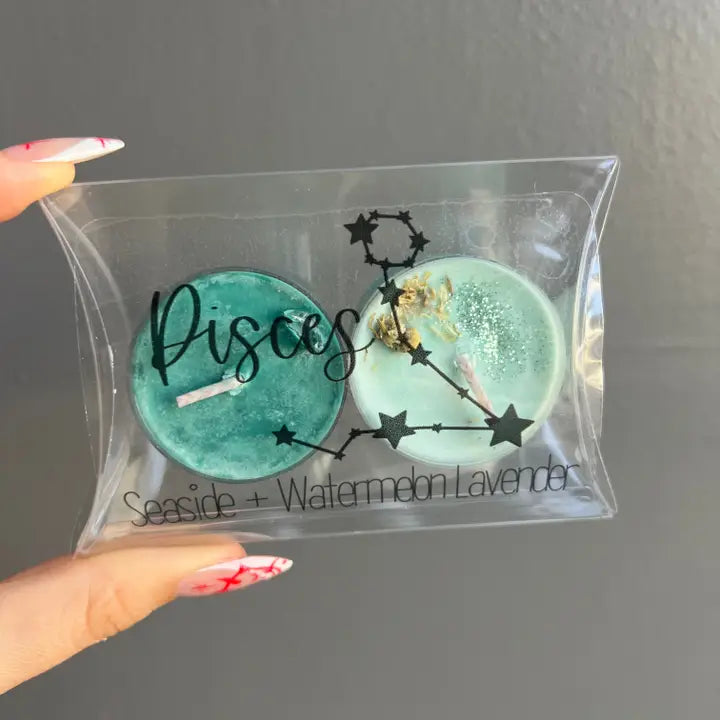 Zodiac Soy Tealight Candle Set of 2 FB2752 ♏️