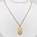 Zodiac Gold Plated Constellation Necklaces with CZ FB3458 π