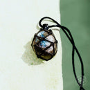 Labradorite Dragon’s Heart Transformation Pendant CI53 💚