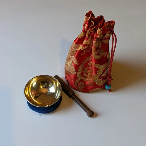 Brass Singing Bowl from Nepal,  Mini or Small Set, FB3385