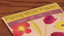 Flying Prayer and Flying Wish Paper plus Tumbled Stone in Drawstring Pouch