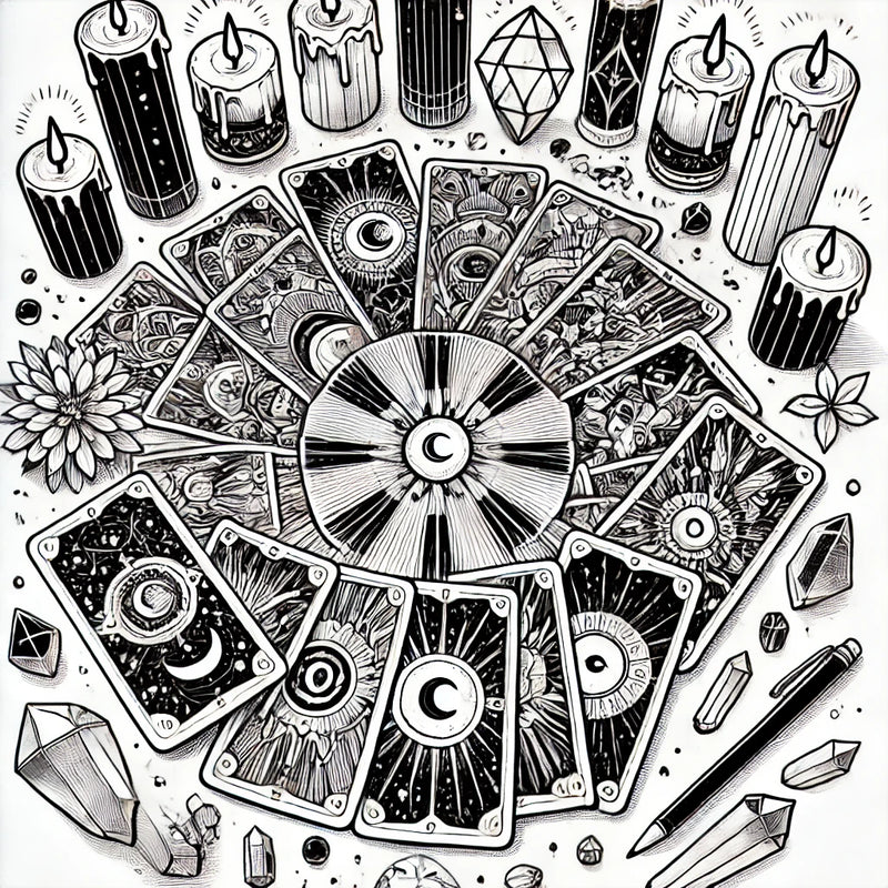 Three Card Tarot Reading with Intuitively Chosen Crystal FB1927 🌛