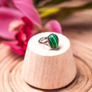 The Heart-Healing Malachite Ring CI355 💚