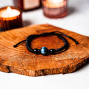 Tiger Eye & Black Agate Stability Bracelet CI154AY 🌸