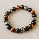 The Triple Protection Bracelet, Large 10mm Beads L06x ➺🪶➺