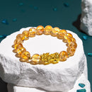 The Citrine  Pi Yao Charm Ultimate Wealth Bracelet CI578 🐉