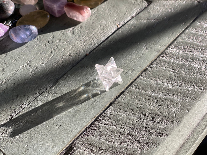 Merkaba carvings, Sacred Geometry for crystal grids, small size FB1587