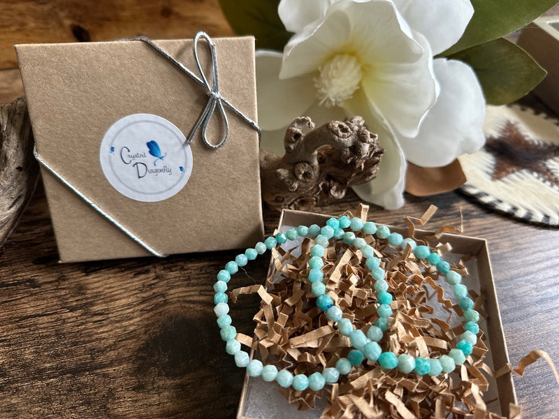 Select Gemstone Power / Prayer Bead Bracelets, Gift Boxed FB2414