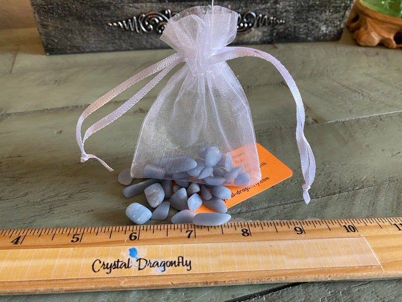 Tumbled Angelite Chips FB3109