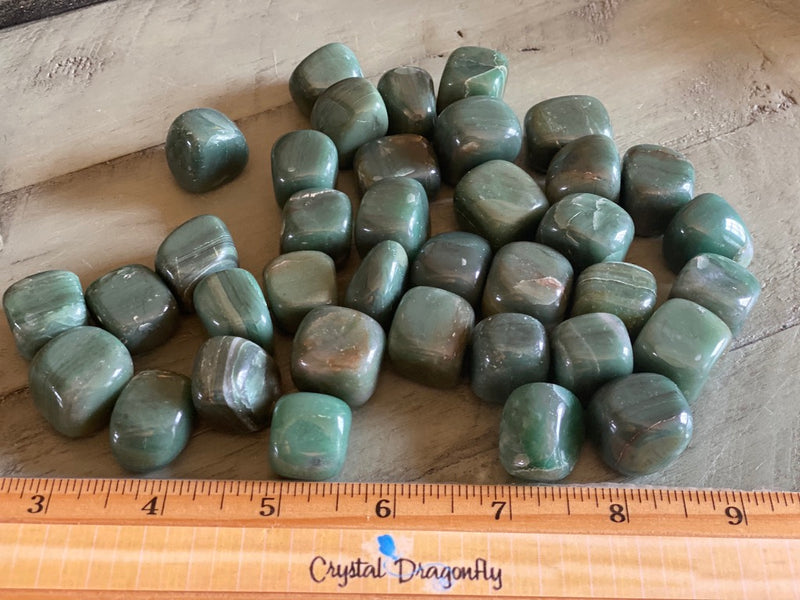 Tumbled Jade for Prosperity, Health, Love & Fertility