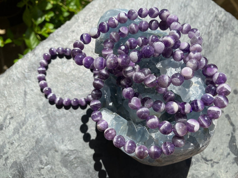 Select Gemstone Power / Prayer Bead Bracelets, Gift Boxed FB2414