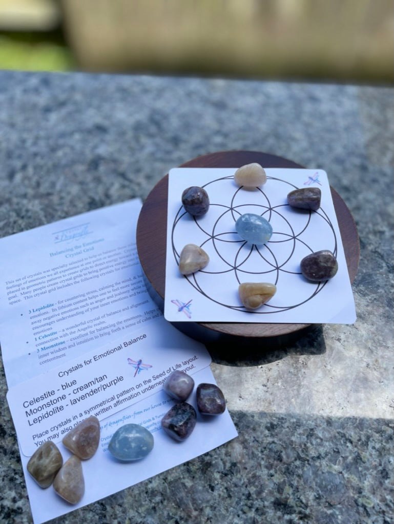 Balancing Emotions Crystal Grid Collection FB1112