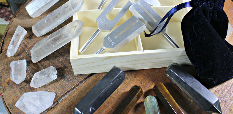 Tuning Forks, Earth, Sun, Moon, Jupiter, Venus, Om and Angel Trio: FB1303