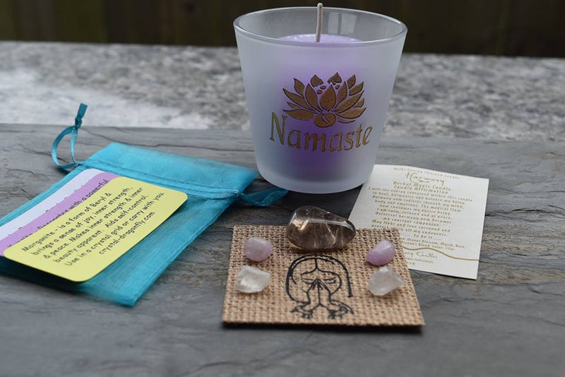 Namaste / Lotus, Stones to honor your Spirit and Connection with the Divine FB1260