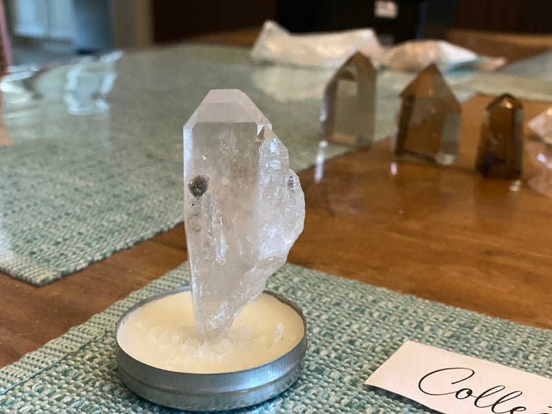 Clear Quartz 💙 AAA Quality 💙 Special Water Clear Natural Points for amplifying energy FB2011