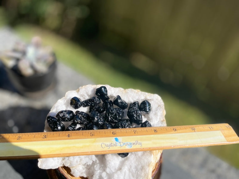 Tumbled Tektite for synchronicity, healing and luck