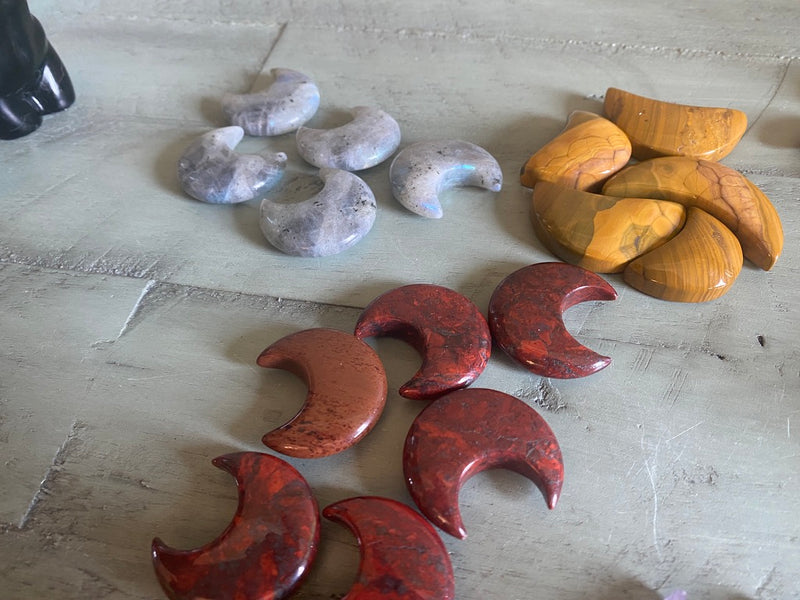 Crescent Moon Carvings, Small, Summer 2021 Collection FB3068