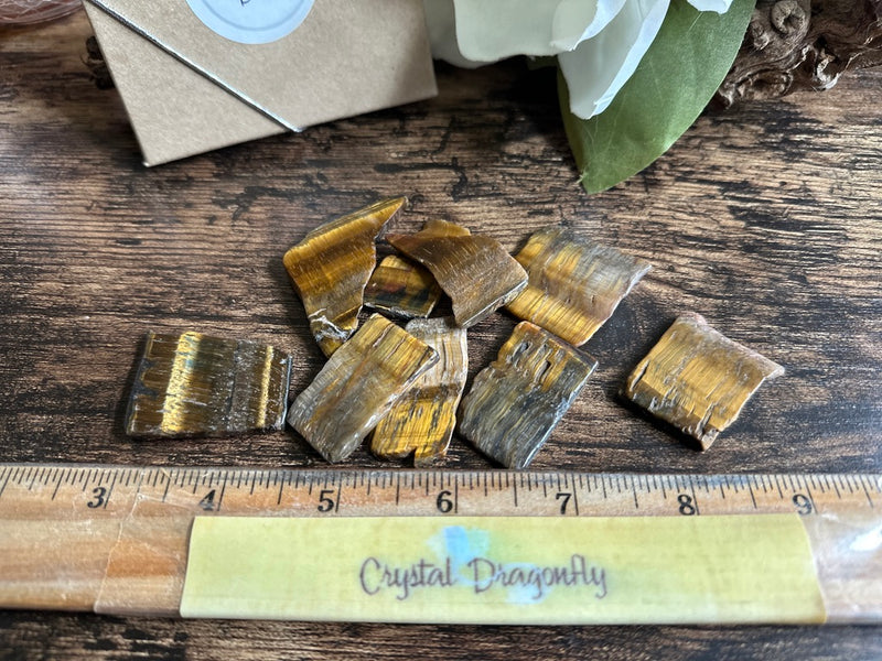 Tiger's Eye Mini Slabs - Incredibly Versatile for prosperity, clarity and calm during chaos