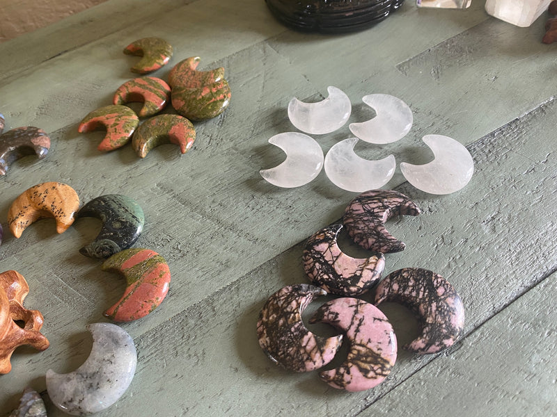 Crescent Moon Carvings, Small, Summer 2021 Collection FB3068