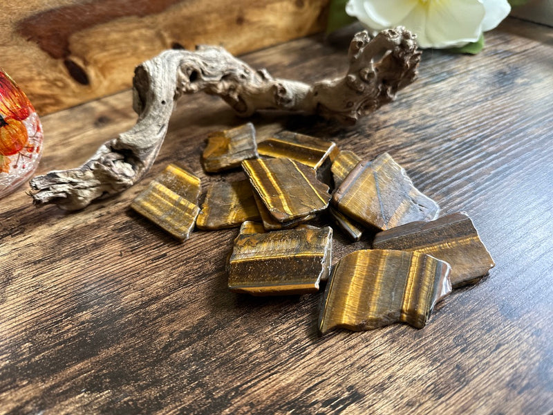 Tiger's Eye Mini Slabs - Incredibly Versatile for prosperity, clarity and calm during chaos