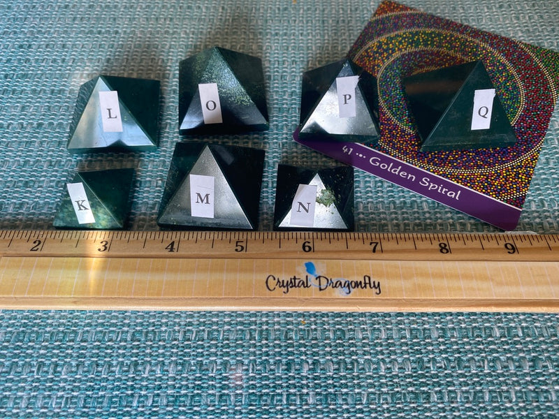 Bloodstone Pyramids for prosperity and renewal FB1576