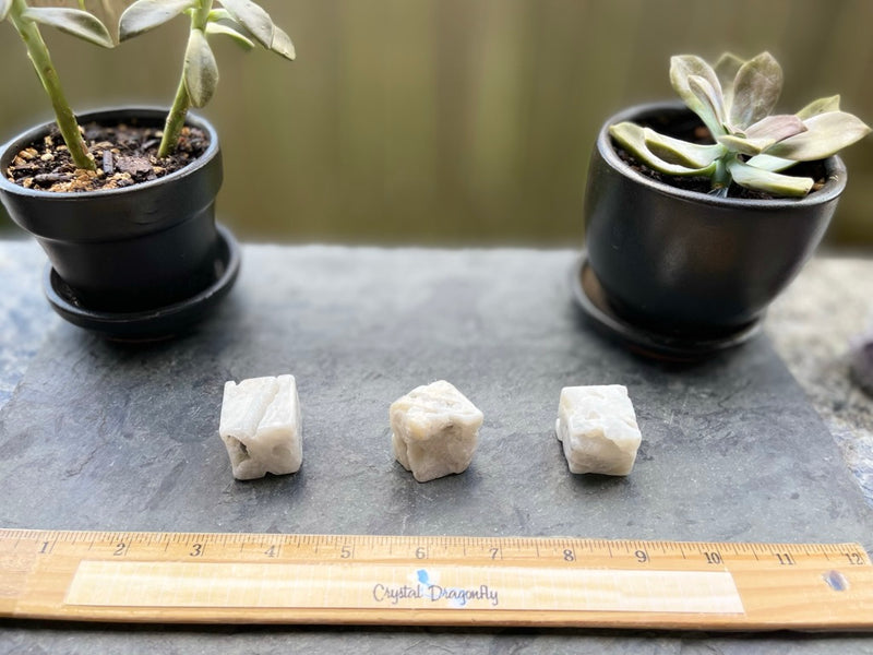 White Sphalerite Cube, Sacred Geometry FB2457
