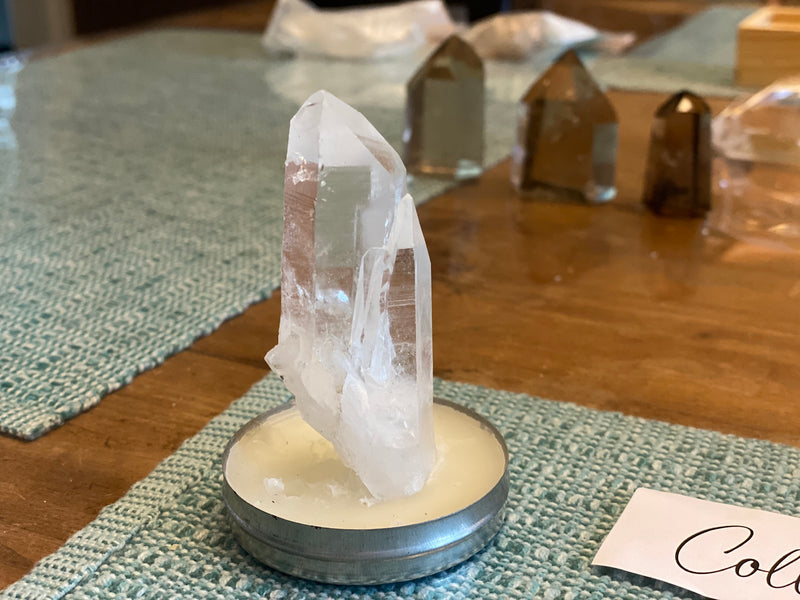 Clear Quartz 💙 AAA Quality 💙 Special Water Clear Natural Points for amplifying energy FB2011