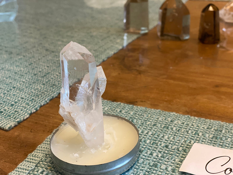 Clear Quartz 💙 AAA Quality 💙 Special Water Clear Natural Points for amplifying energy FB2011