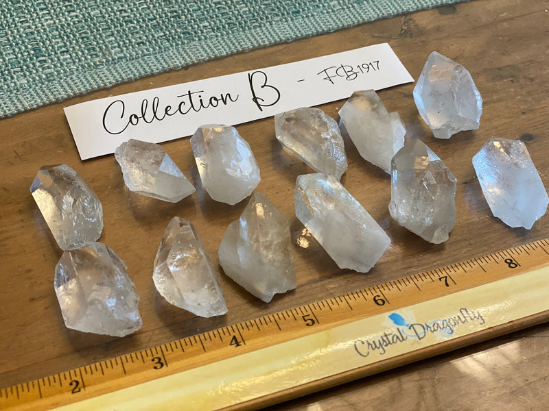 Clear Quartz Chunky 💜 High Grade 💜 Natural Points for amplifying energy FB1917 B